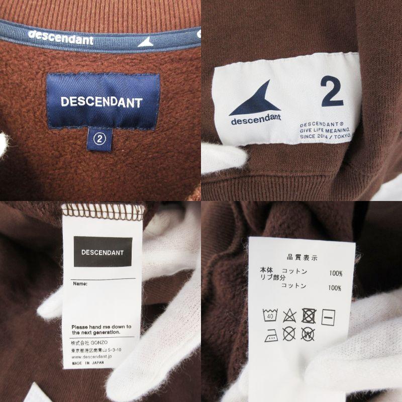 DESCENDANT ディセンダント スウェット 242ATDS-CSM16 TEAM CREW NECK