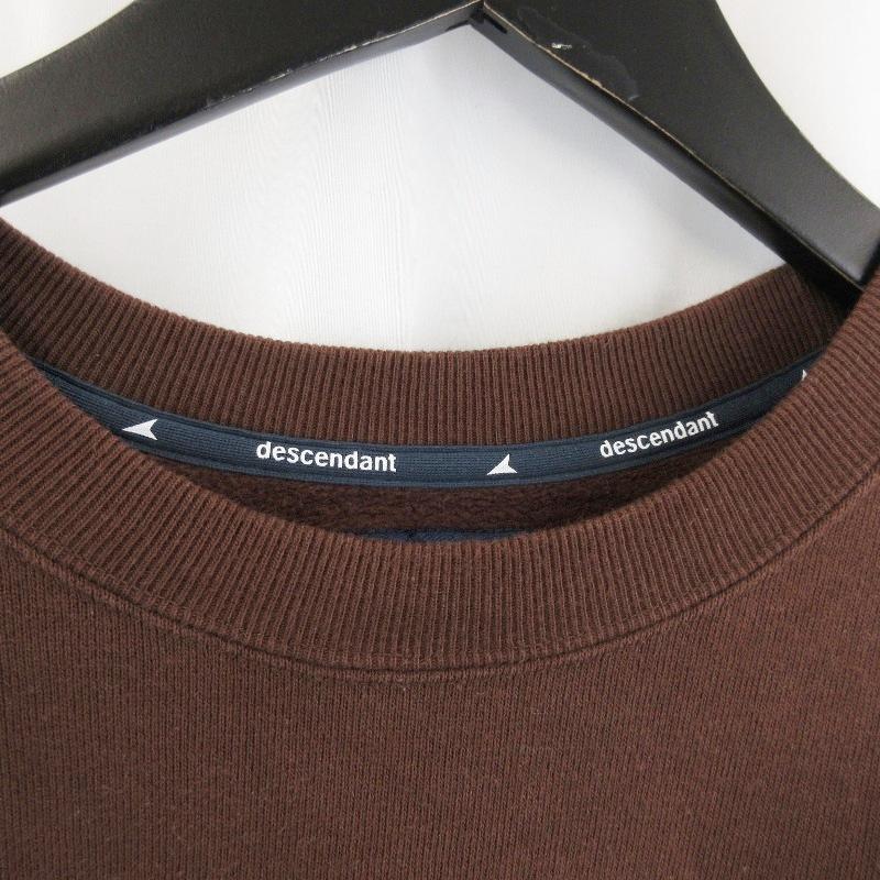 DESCENDANT ディセンダント スウェット 242ATDS-CSM16 TEAM CREW NECK