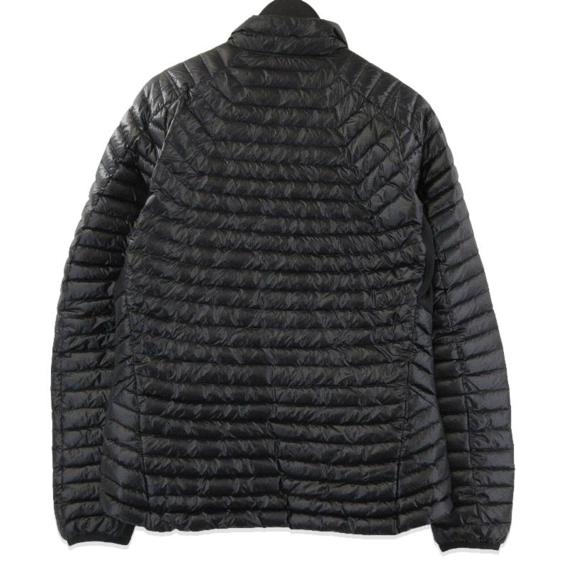 美品 MILLET ミレー フードダウン メンズL 黒 Windstopper SALE ミレー ダウンジャケット MILLET BREATHER DOWN JACKET ブリーザ