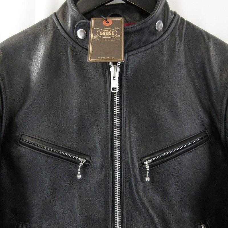 JAMES GROSE ジェームスグロース CLUBMAN JACKET カウハイド クラブ