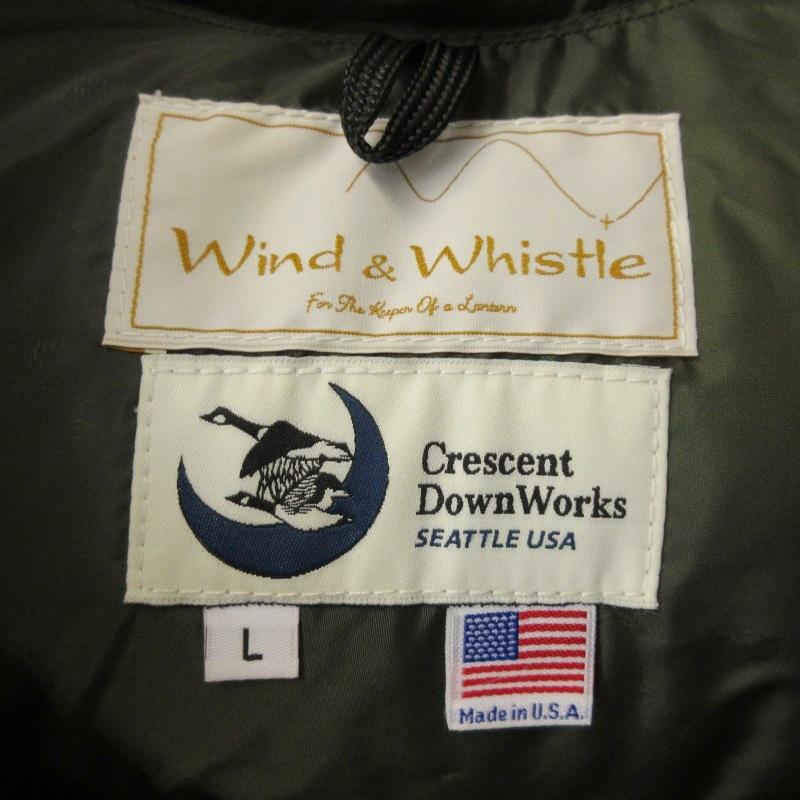 クレセントダウンワークスダウンベスト ? 【新生】 S Wind&Whistle別注
