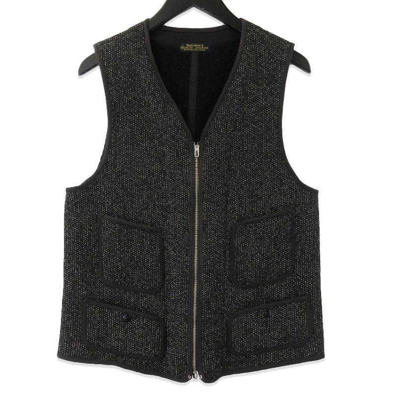 BROWN'S BEACH JACKET ローネックジッパーベスト 5524 ビーチベスト
