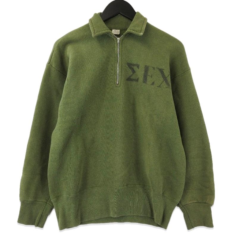 PENNEYS ペニーズ ハーフジップ スウェット ハンドペイント