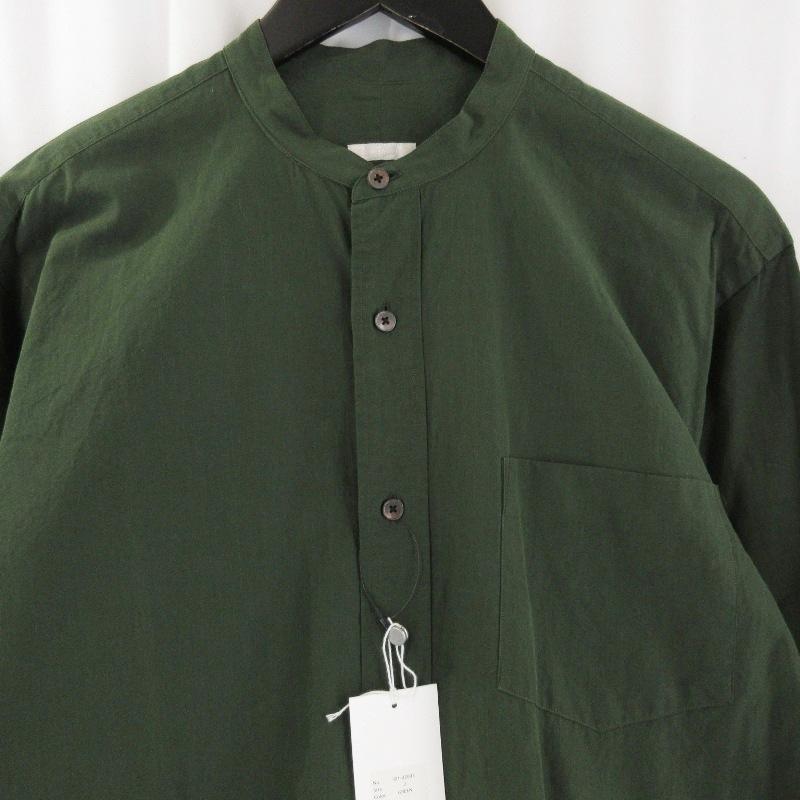 COMOLI コモリ バンドカラーシャツ I01-02003 16ss 長袖シャツ 日本製