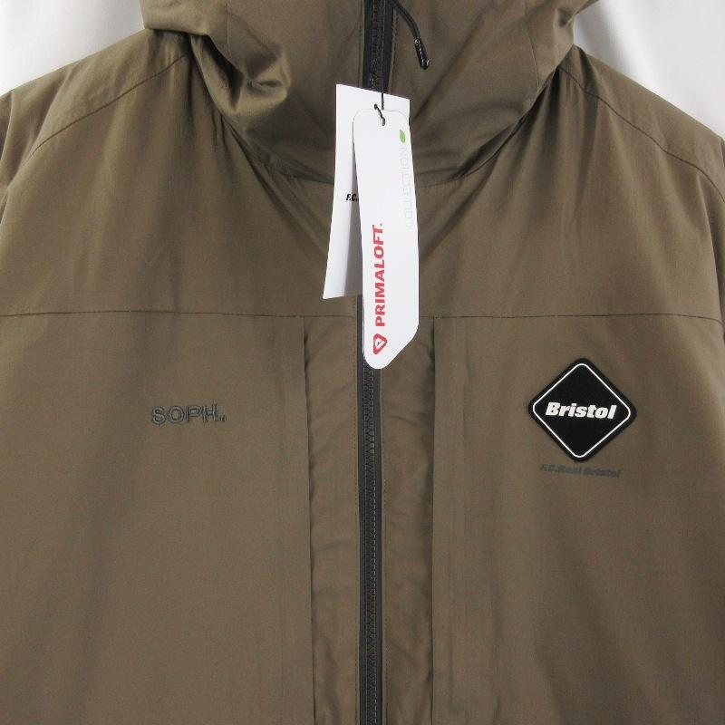 F.C.R.B インサレーション パデッド フーデッド ジャケットブラウン S F.C.R.B インサレーション パデッド フーデッド ジャケットブラウン S