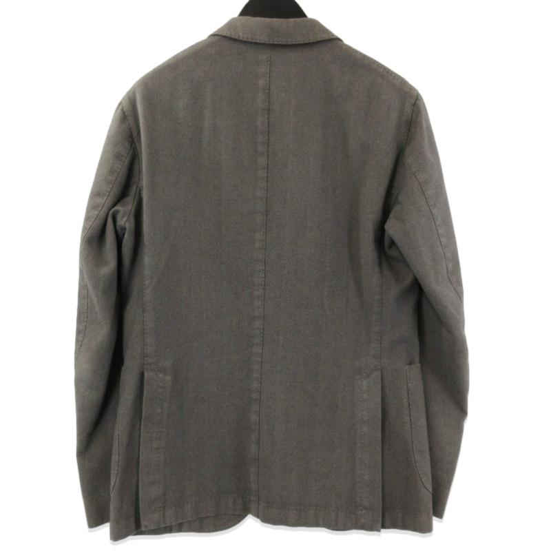 【ボリオリ】 新品ヘリンボーン テーラードジャケット 50 BOGLIOLI ボリオリ テーラードジャケット COAT R3302G ヘリンボーン