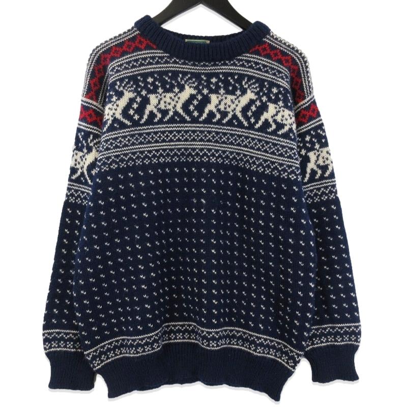 L.L.Bean（エルエルビーン） ニット 80s ノルウェー製 ノルディック