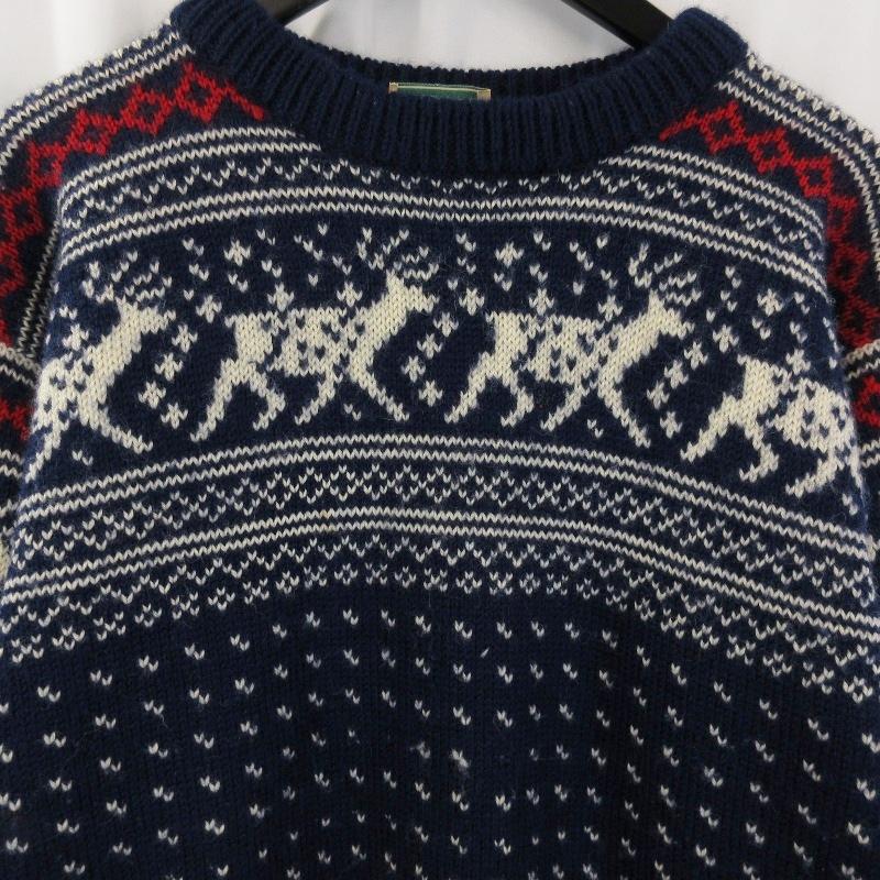 L.L.Bean（エルエルビーン） ニット 80s ノルウェー製 ノルディック