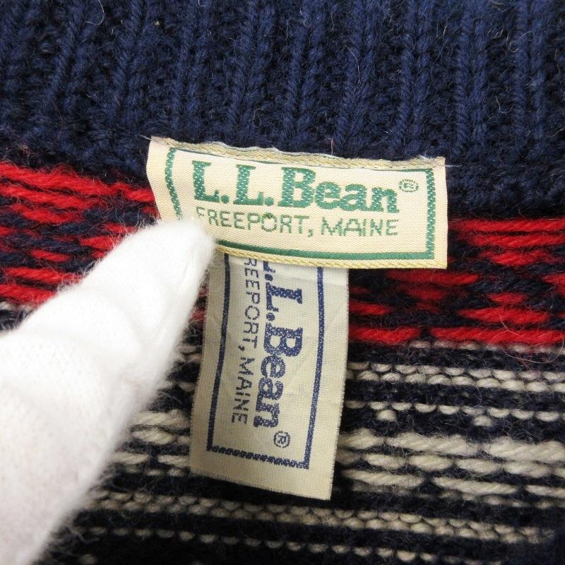 L.L.Bean（エルエルビーン） ニット 80s ノルウェー製 ノルディック