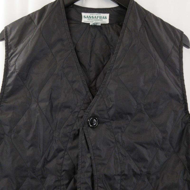 SASSAFRAS（ササフラス） ガーデンタフベスト キルティングベスト