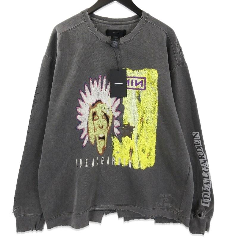 minus マイナス　スウェット 未使用 MINUS マイナス スウェット M-P2-BG8 Bootleg DIY Crew Sweat