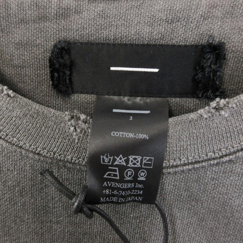 未使用 MINUS マイナス スウェット M-P2-BG8 Bootleg DIY Crew Sweat