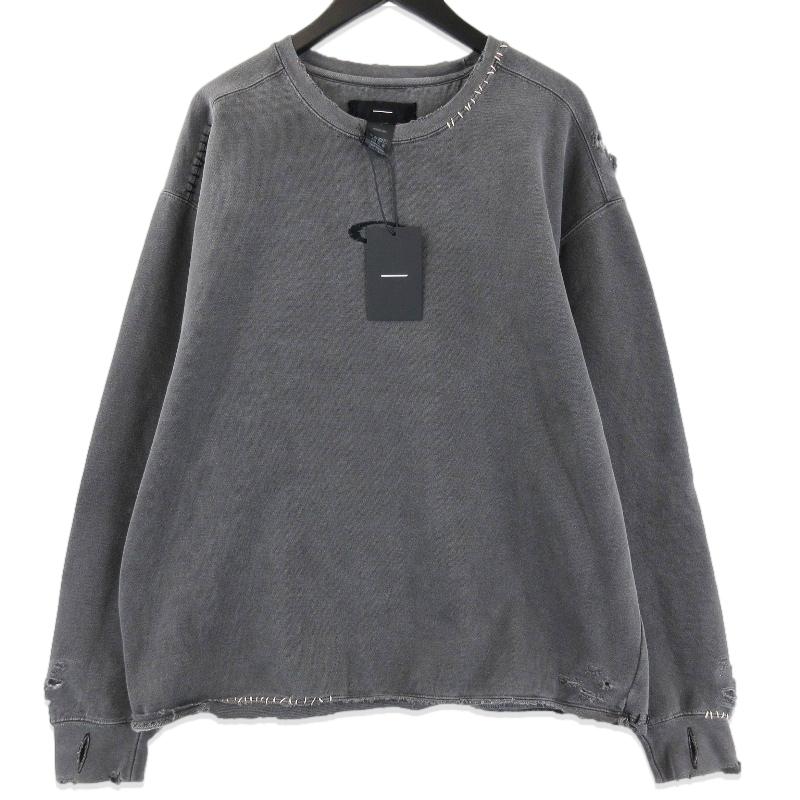 未使用 MINUS マイナス スウェット M-P1-TP6 I Inactive Crew Sweat