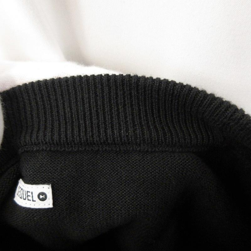 sequel ニット L 黒 SQ-24SS-KN-01 fragment sequel ニット L 黒 SQ-24SS-KN-01 fragment - メルカリ