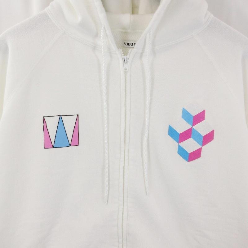 SEQUEL シークエル ジップパーカー WE-24SS-HD-02 WEEKENDロゴ HOODIE