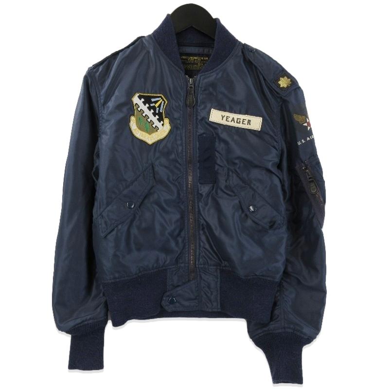 【程度良好】リアルマッコイズ L-2A カスタム The REAL McCOY'S リアルマッコイズ L-2A ワッペンカスタム YEAGER