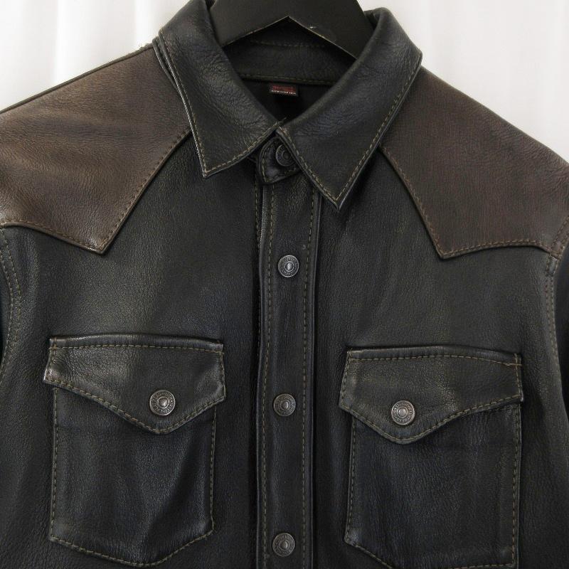 The Flat Head（フラッドヘッド） フラットヘッド レザーシャツ ディア