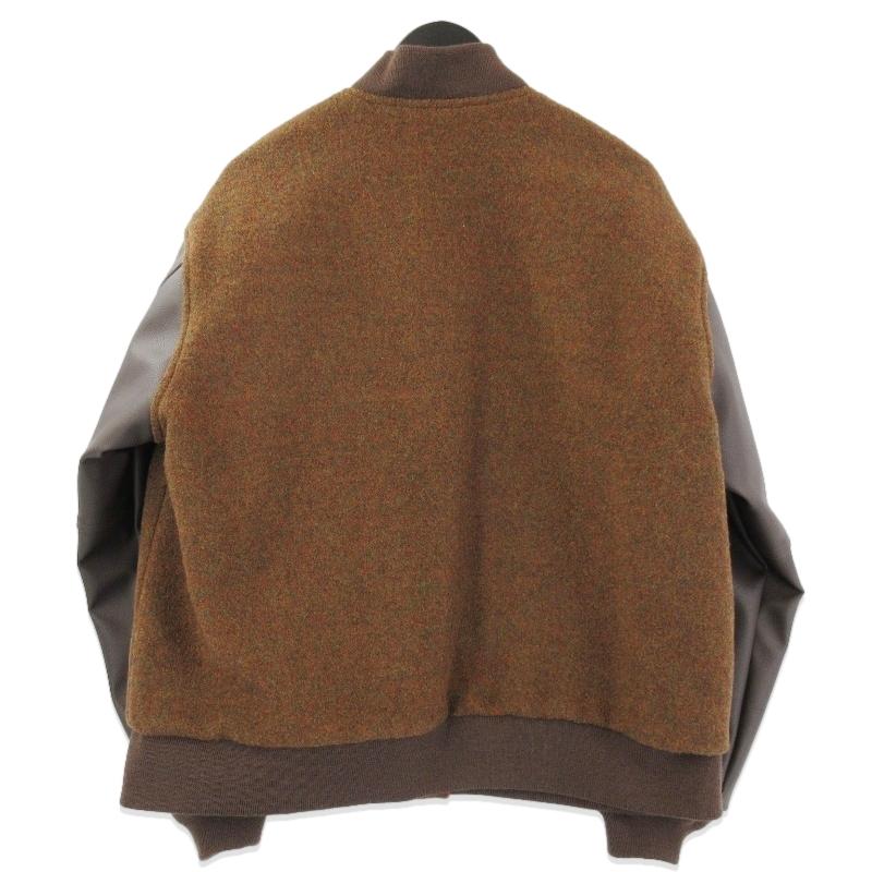 未使用 CIOTA シオタ スタジアム ジャンパー BZLM-124 Stadium Jumper ウール スタジャン オレンジ/ブラウン 5 71014751 |  | 01