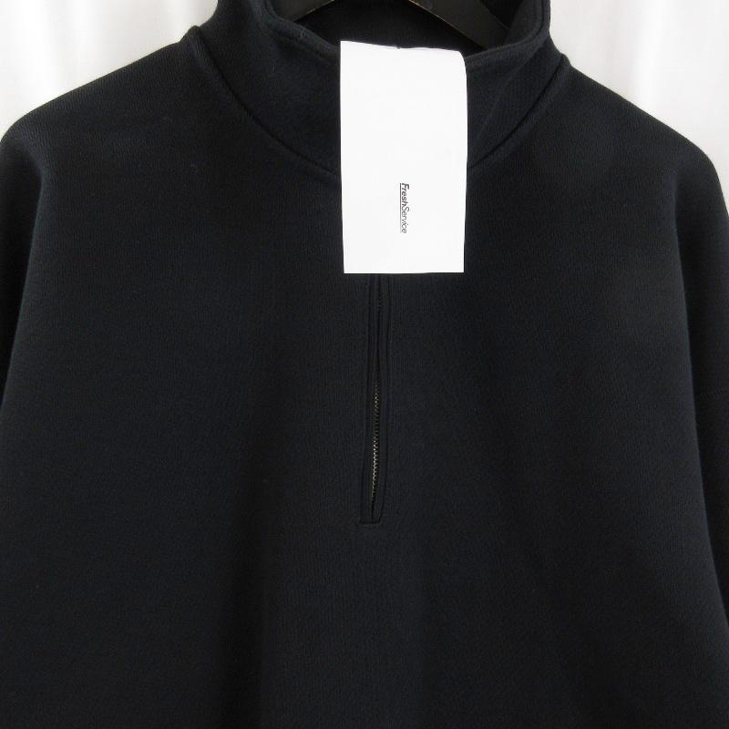 everydayilike ハーフジップブラック 未使用 FreshService フレッシュサービス HEAVY OZ ZIP PULLOVER