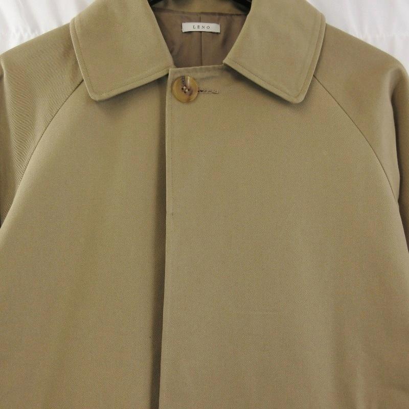 LENO リノ BAL COLLAR COAT L2001-C0001 バルカラーコート ステン