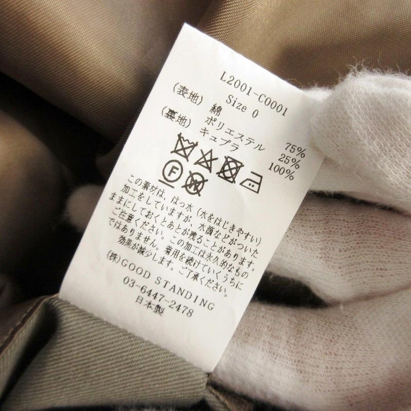 LENO リノ BAL COLLAR COAT L2001-C0001 バルカラーコート ステンカラーコート コットン ベージュ 0 71014828 LENO リノ BAL COLLAR COAT L2001-C0001 バルカラーコート ステン