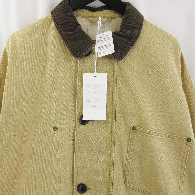 未使用 YOKE ヨーク VINTAGED DENIM COVERALL HALF COAT 25AW