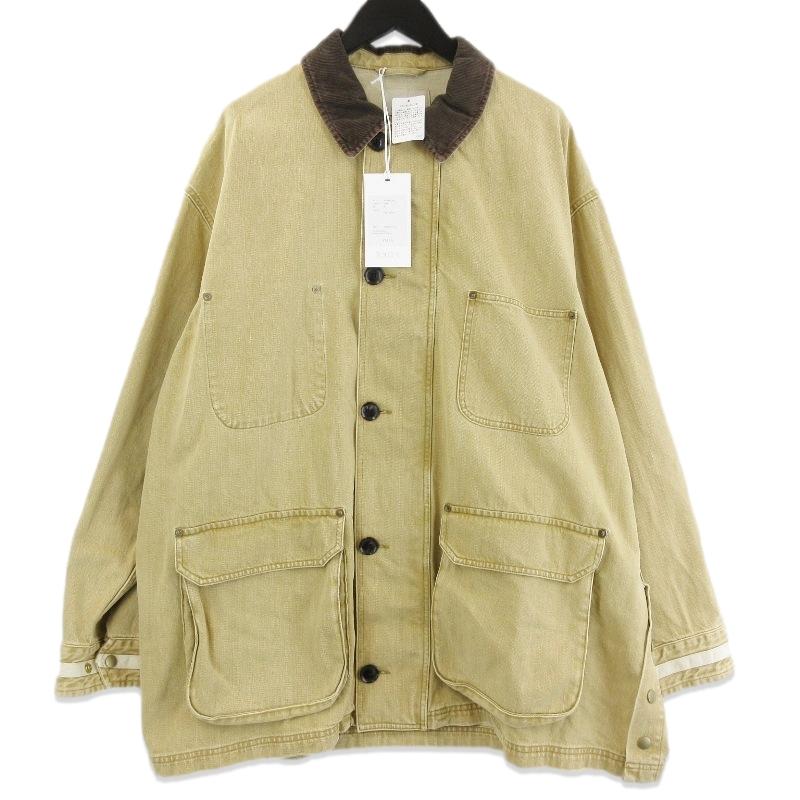 未使用 YOKE ヨーク VINTAGED DENIM COVERALL HALF COAT 25AW