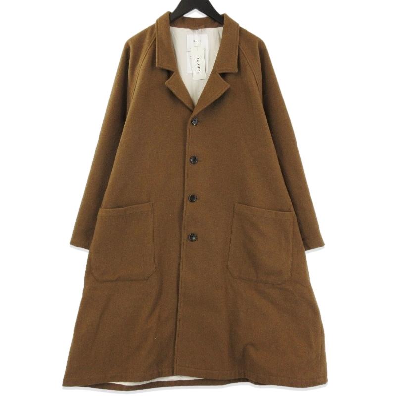 未使用 H.UNIT エイチユニット Wool raglan atelier coat H-CT029 
