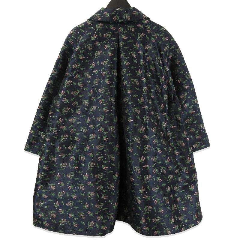 美品 Rhodolirion ロドリリオン 花柄 ロングコート LN814 総柄