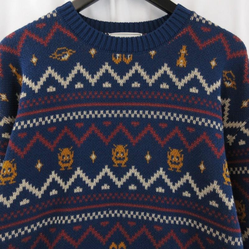 WEIRDO（ウィアード） 未使用 クルーネックセーター WRD5310 25AW