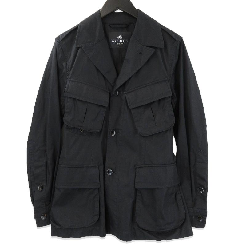 ジ*ル様 英国製グレンフェルジャケット GRENFELL グレンフェル サファリジャケット SAHARA MADE IN ENGLAND