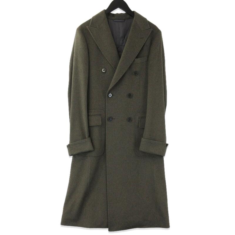 美品 UNIVERSAL LANGUAGE MEASURE'S ダブルポロコート ダブルブレスト