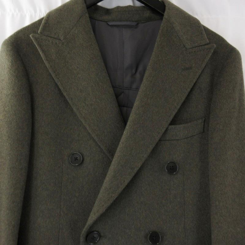 美品 UNIVERSAL LANGUAGE MEASURE'S ダブルポロコート ダブルブレスト