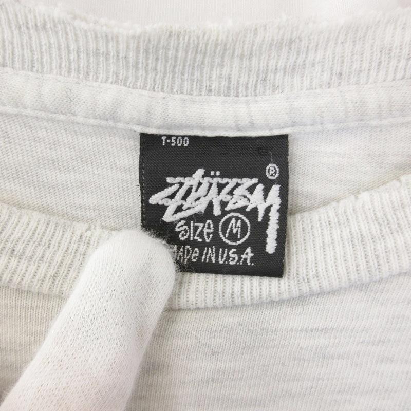 OLD Stussy ステューシー 半袖Tシャツ 80s 後期黒タグ Shadow Man