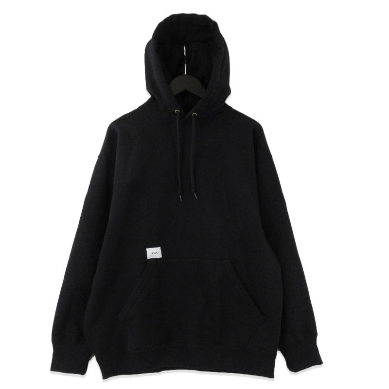 【美品】WTAPS SIGN HOODY 黒 XL 252ATDT-CSM02 WTAPS（ダブルタップス） プルオーバーパーカー 252ATDT-CSM02 SIGN-YD