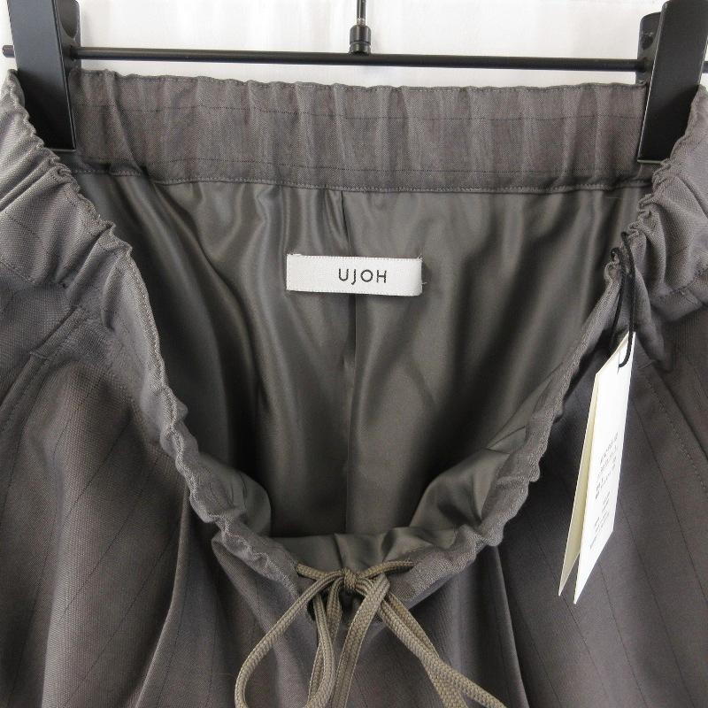 未使用 UJOH ウジョー Waist Draw Cord PNT M742-P55-102 ドローコードパンツ イージーパンツ Slate Gray 4 71015026 未使用 UJOH ウジョー Waist Draw Cord PNT M742-P55-102 ドローコード