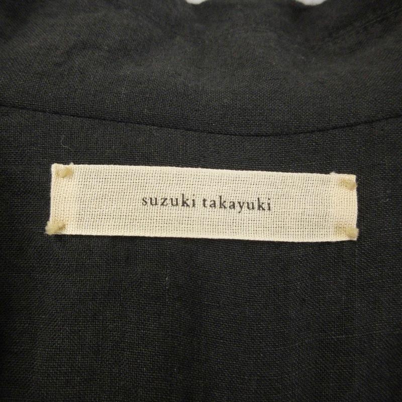 suzuki takayuki ズズキタカユキ テーラードリネンコート S193-15