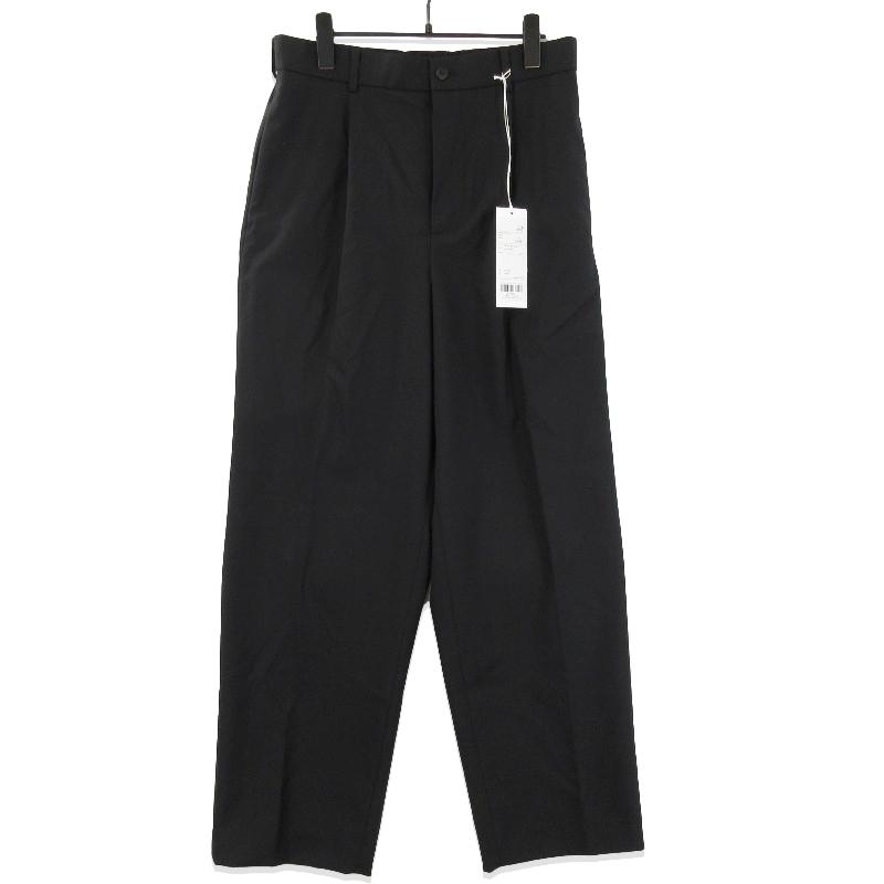 美品 ATON エイトン WOOL TROPICAL LOOSE FIT PANTS PRAGGW0700 ウール