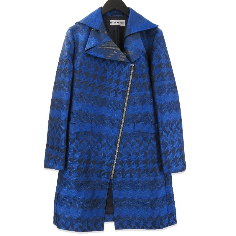 ISSEY MIYAKE（イッセイミヤケ） コート IM13FA527 刺し子 ジャカード