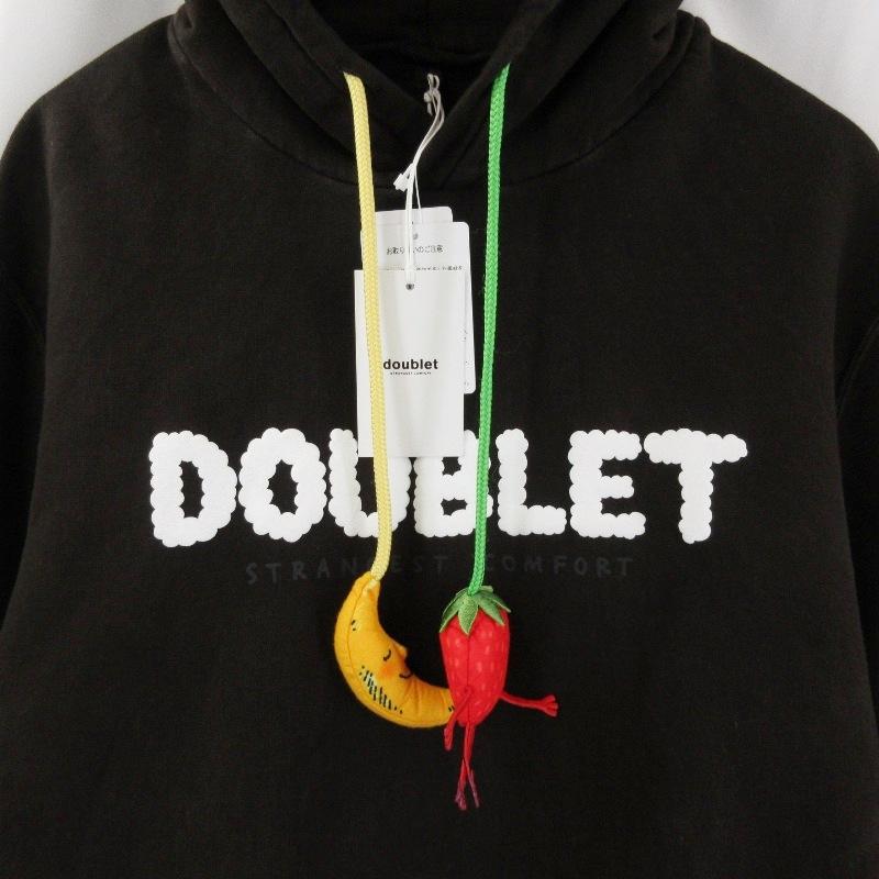 doublet foodie 新品未使用　XL フーディー　パーカー　ダブレット 未使用 doublet ダブレット MUD-DYED HOODIE WITH SHFU 26SS04CS419
