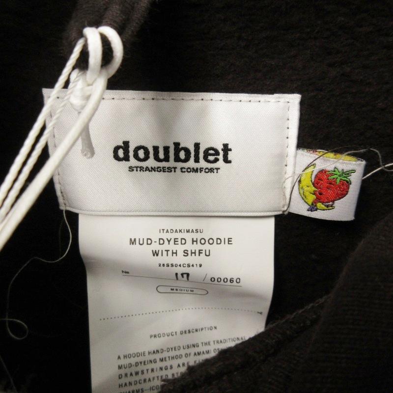 未使用 doublet ダブレット MUD-DYED HOODIE WITH SHFU 26SS04CS419