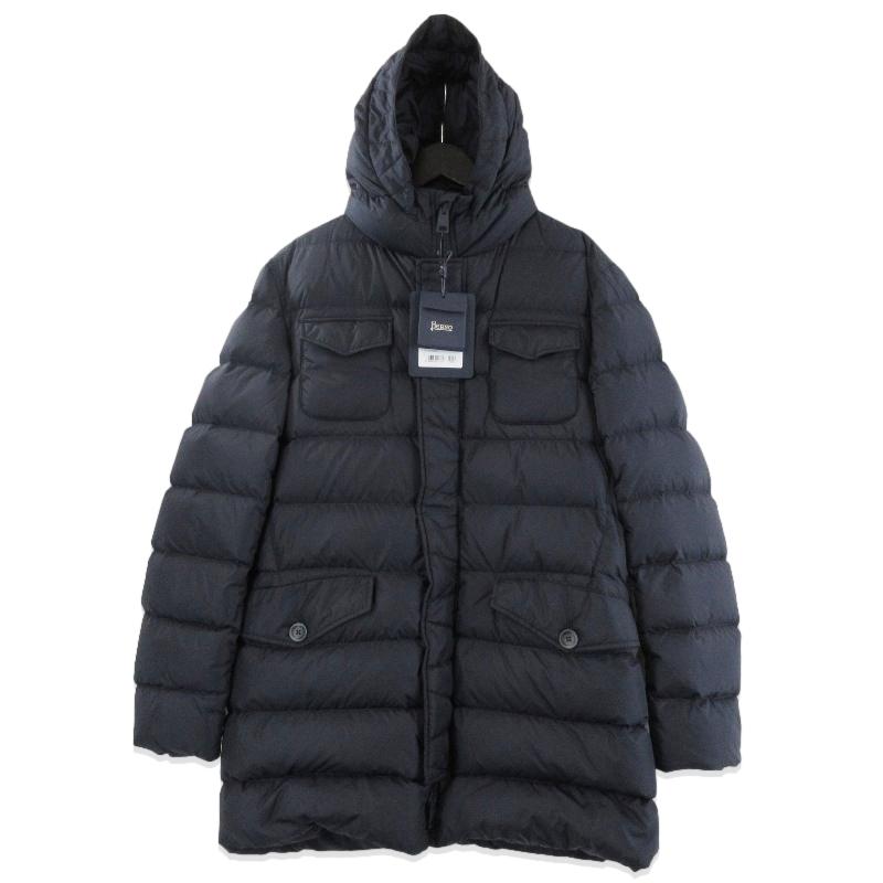 HERNO ヘルノ ダウンジャケット POLAR TECH PI0191U-12004Z-9200 フード付き ネイビー 48 71015371 HERNO ヘルノ ダウンジャケット POLAR TECH PI0191U-12004Z-9200
