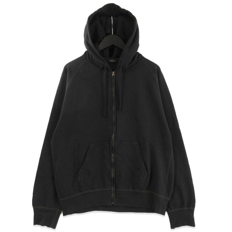 COMOLI コモリ 製品染 裏毛 ジップパーカ Z01-05027 24SS ジップ 