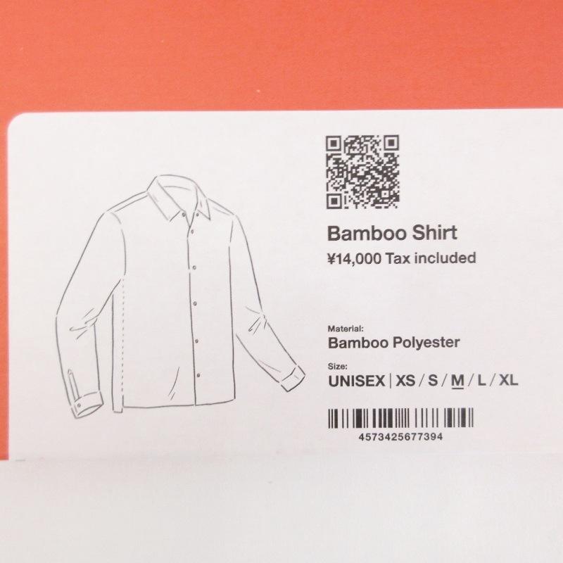 未使用 山と道 ヤマトミチ Bamboo shirt UNISEX 2026年 バンブーシャツ