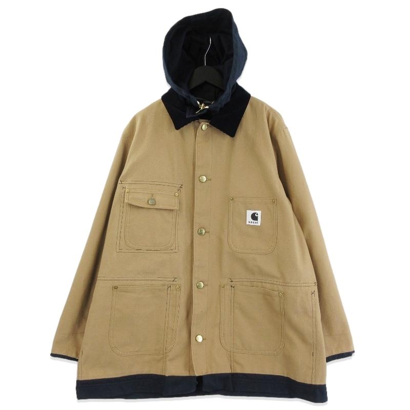 sacai × Carhartt WIP サカイ カーハート リバーシブル フーデット