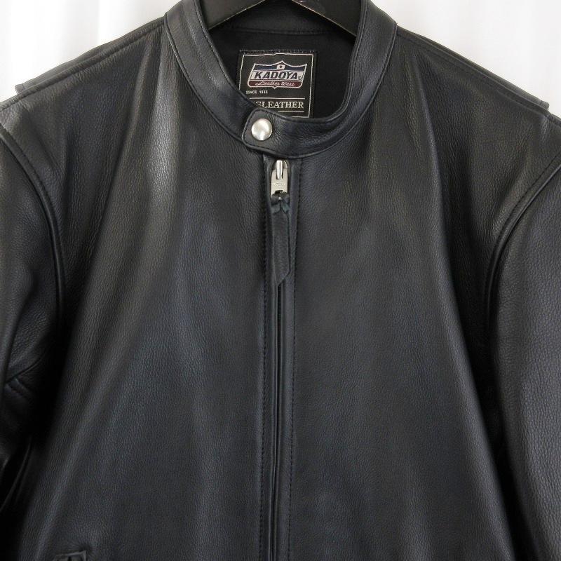 カドヤ（KADOYA） シングルライダースジャケット K'S LEATHER EURUS