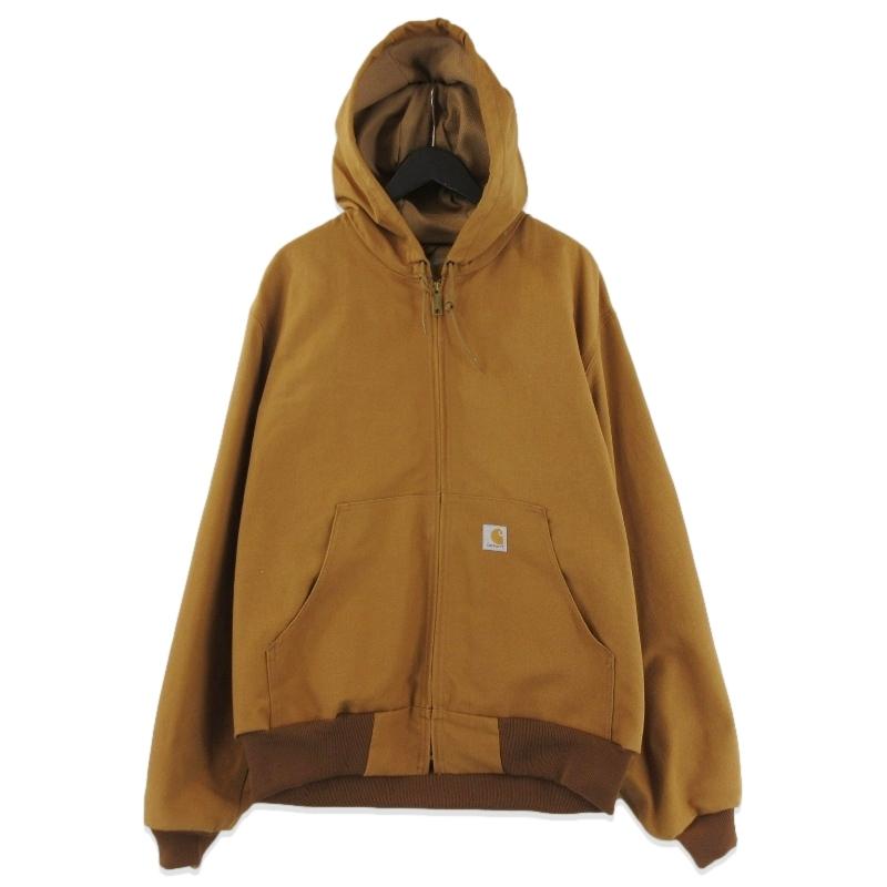 D*o様 USA製 Carhartt J131 アクティブジャケット ブラウン 美品 Carhartt カーハート ダックアクティブジャケット J131 USA製