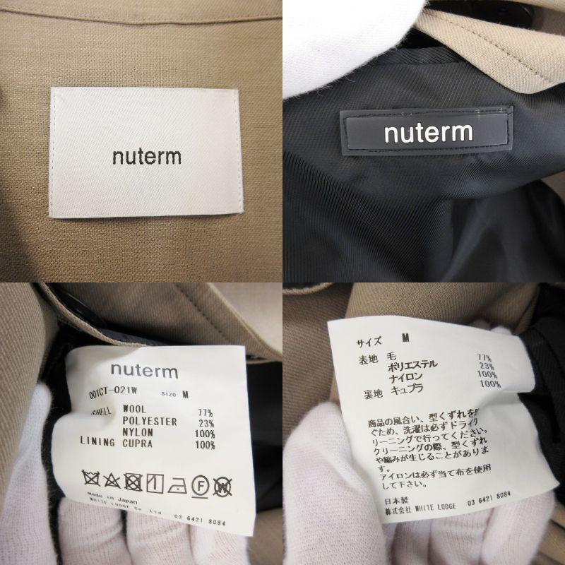 nuterm ニューターム ステンカラーコート 001CT-021W チンストラップ