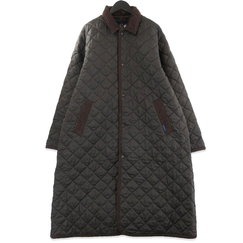 LAVENHAM ラベンハム キルティングコート LV6023 Chantry チャントリー ロングラインシルエット ダークチョコレート XXL 71015795 LAVENHAM（ラベンハム） キルティングコート LV6023 Chantry チャン