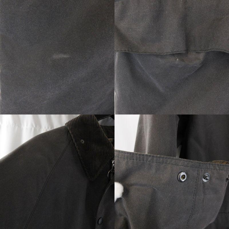 Barbour バブアー BURGHLEY 222MWX1674 バーレー オーバーサイズ オイルド ロングジャケット グレー 40 71015818 Barbour（バブアー） BURGHLEY 222MWX1674 バーレー オーバーサイズ